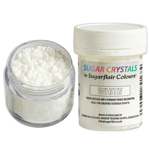 Sugarflair Sugar Crystals - White