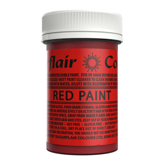 Sugarflair Matt Paint – Red 20g