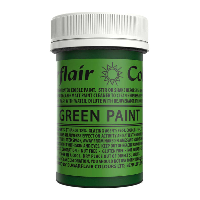 Sugarflair Matt Paint – Green 20g