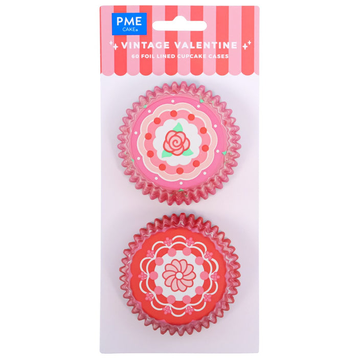 PME Foil-lined Cases - Vintage Valentine, 60pk