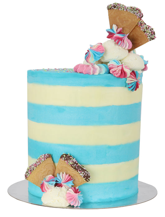 Side Scrapers - Patterned Acrylic Extra Wide Stripes (255mm / 10”)