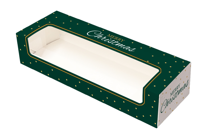 Mince Pie 3 Double Stack Box Green\Gold