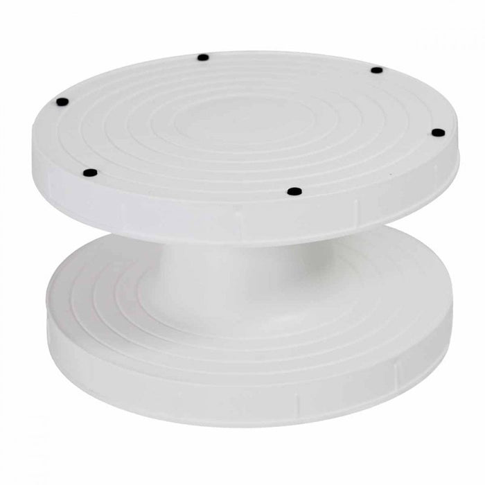 White Cake Decorating Turntable (Approx 9")