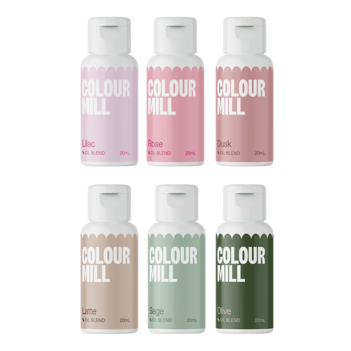 Botanicals - Gift Set of 6 Oil Based Colouring