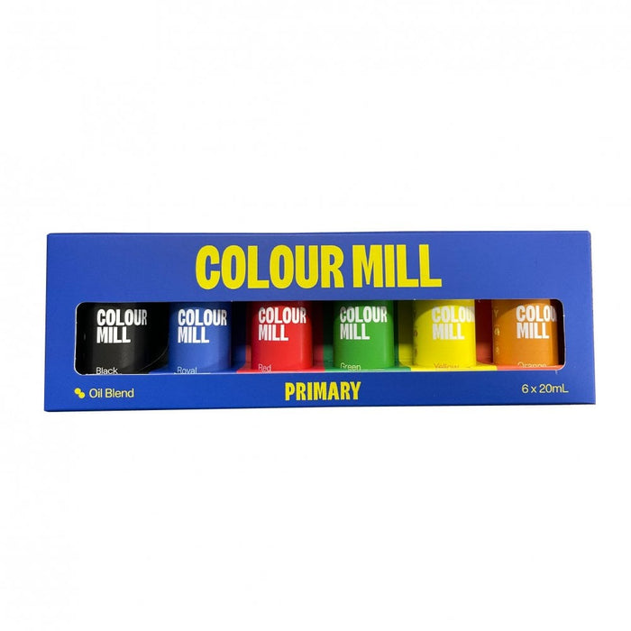 Primary Colours - Gift Set of 6 Oil Based Colouring