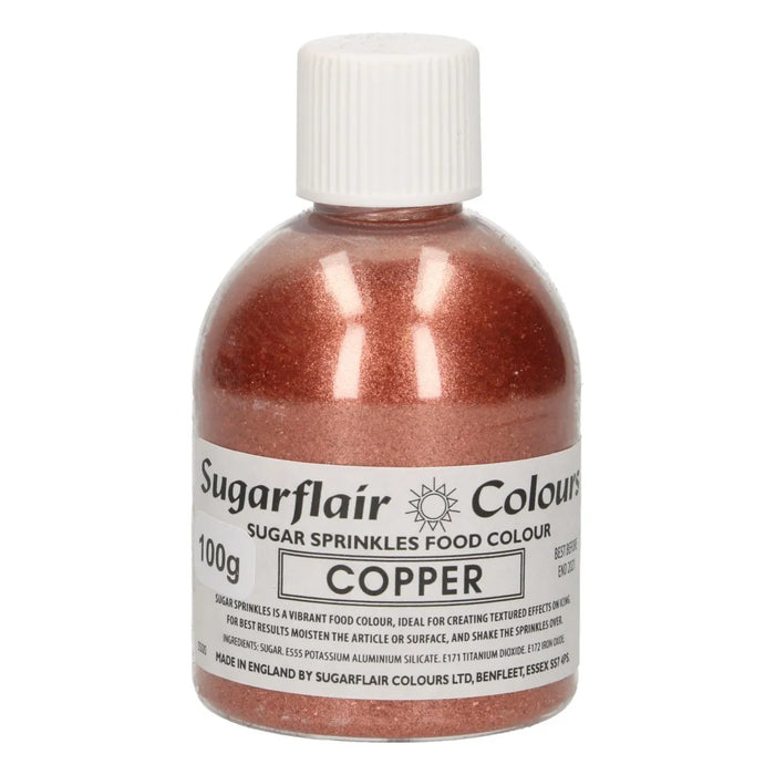 Copper Sugar Sprinkles 100g