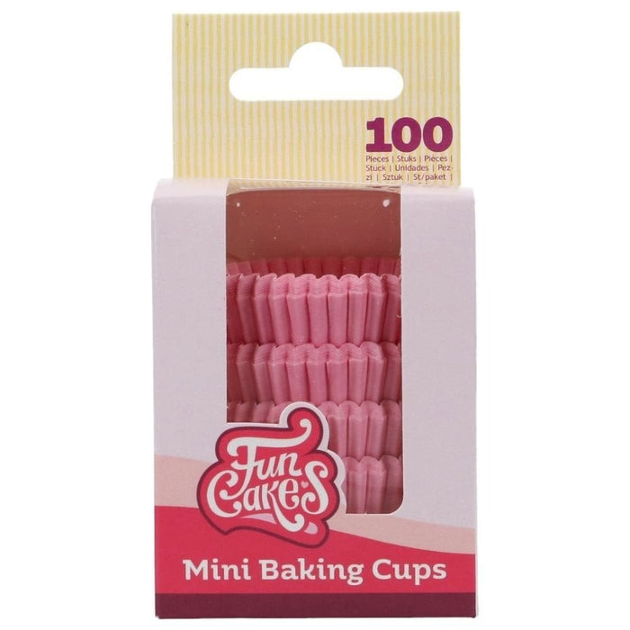 FunCakes Light Pink - Mini Baking Cups x 100