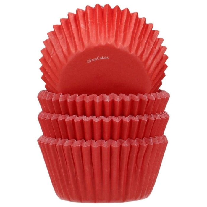 FunCakes Red - Mini Baking Cups x 100