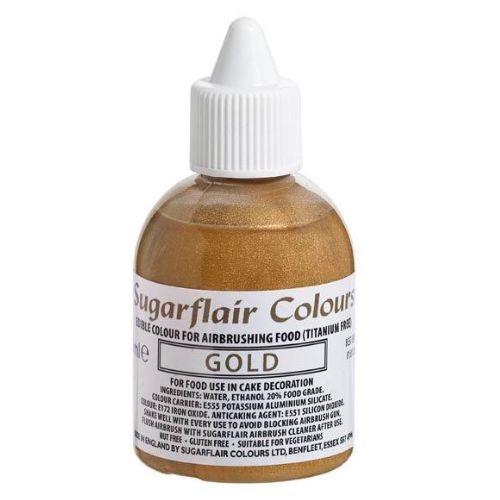 Sugarflair Airbrush Colour - Gold 60ml