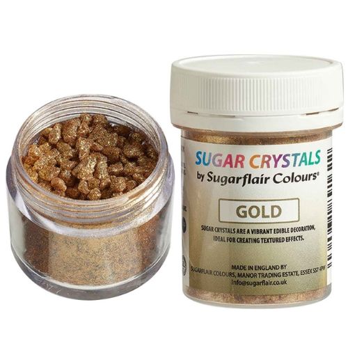 Sugarflair Sugar Crystals - Gold