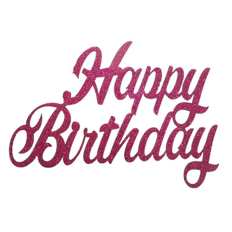 Happy Birthday Toppers 5" x 4" Approx (more coming soon)