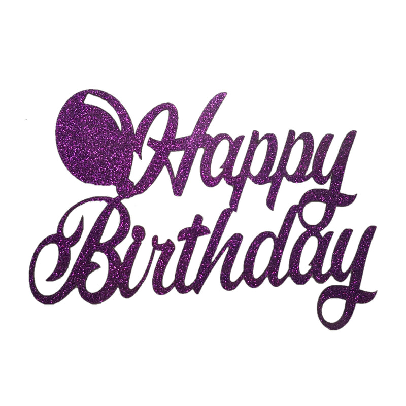 Happy Birthday Toppers 5" x 4" Approx (more coming soon)