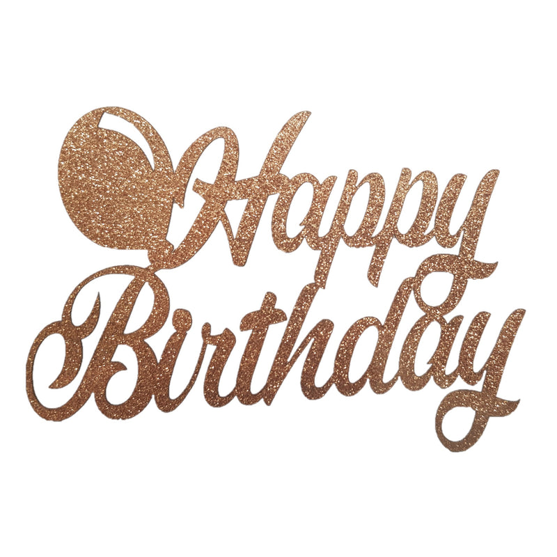 Happy Birthday Toppers 5" x 4" Approx (more coming soon)