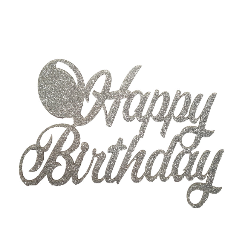 Happy Birthday Toppers 5" x 4" Approx (more coming soon)