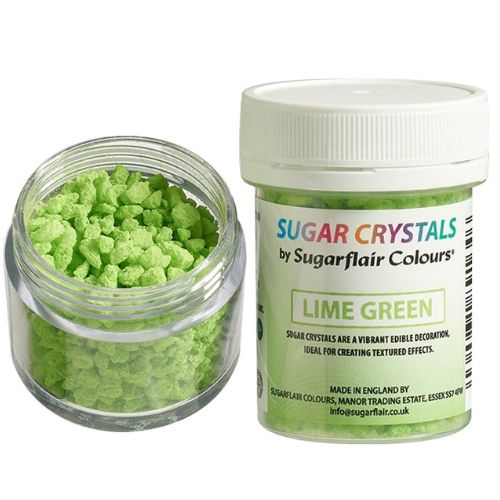 Sugarflair Sugar Crystals - Lime