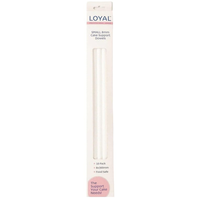 LOYAL Small Cake Dowels Heavy Duty x 10