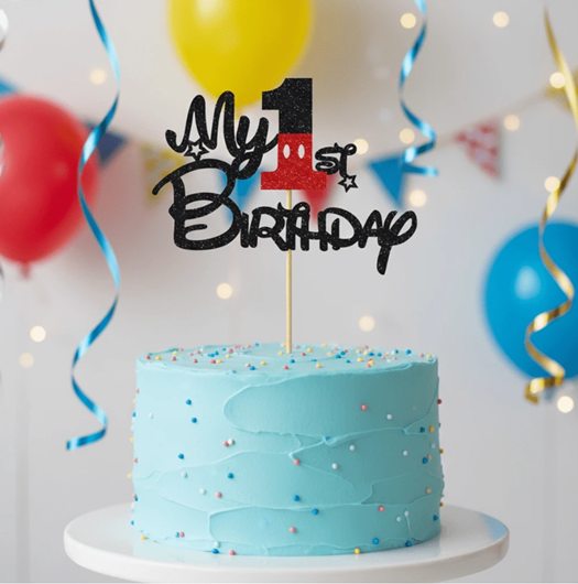 Disney 1st Birthday Topper
