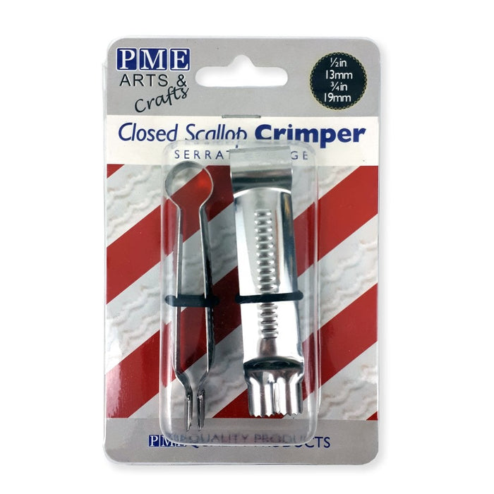 Crimper - Closed Scallop Serrated (13mm / 0.51”)