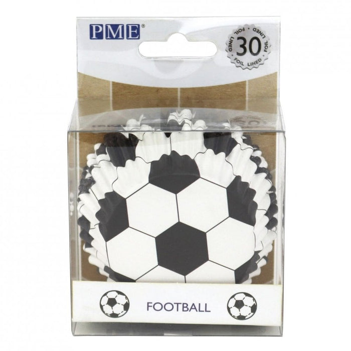 PME Football Cupcake Cases x 30