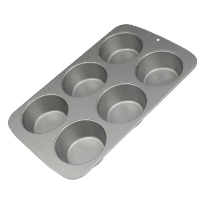 PME Non Stick 6 Cup Large Muffin Pan - (31.3 x 21.7 x 4cm / 12.3 x 8.5 x 1.6”)