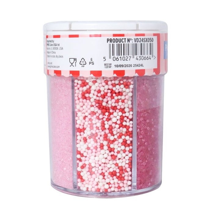 PME 6-in-1 Valentines Sprinkle Set - Sweet Love (196g)