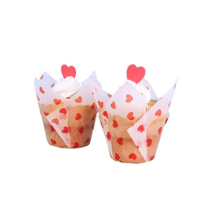 PME Valentine Tulip Muffin Cases