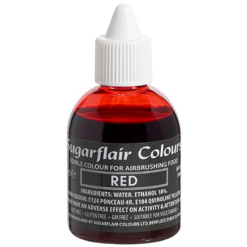 Sugarflair Airbrush Colour - Red 60ml