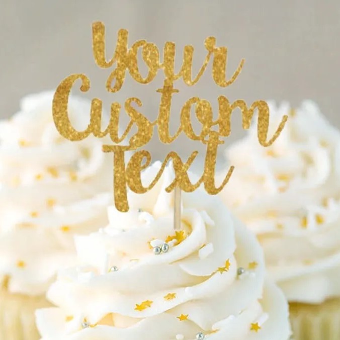 Custom Cupcake Pics x 6