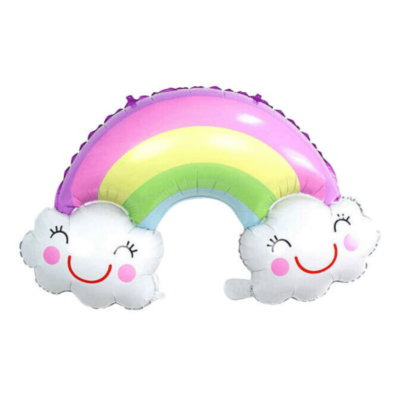 Rainbow Foil Balloon 64cm x 38cm