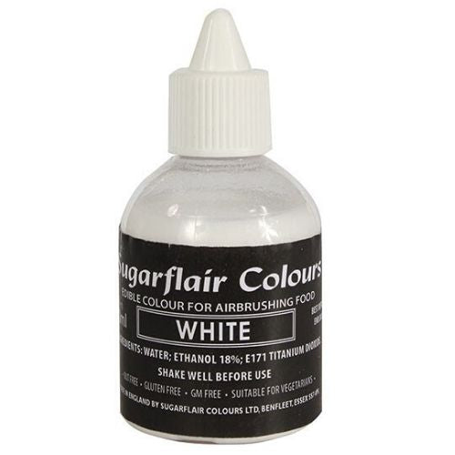 Sugarflair Airbrush Colour -White 60ml