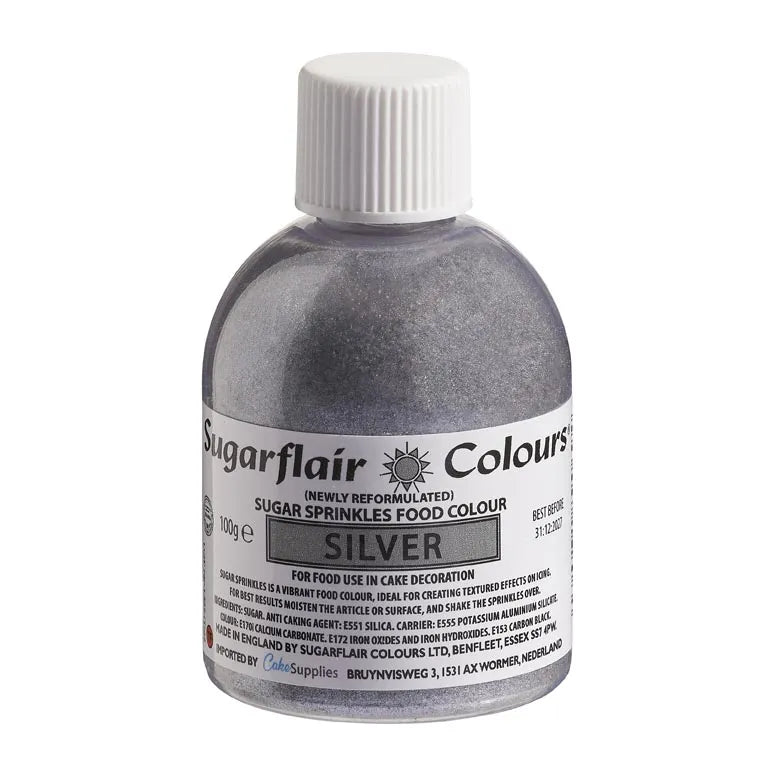 Silver Sugar Sprinkles 100g