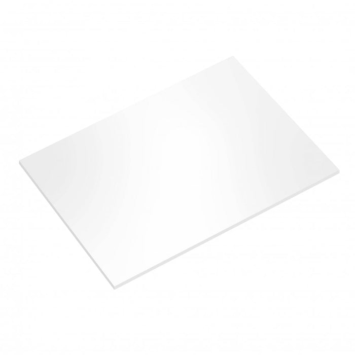 5mm White Gloss Masonite Board 16" x 12"