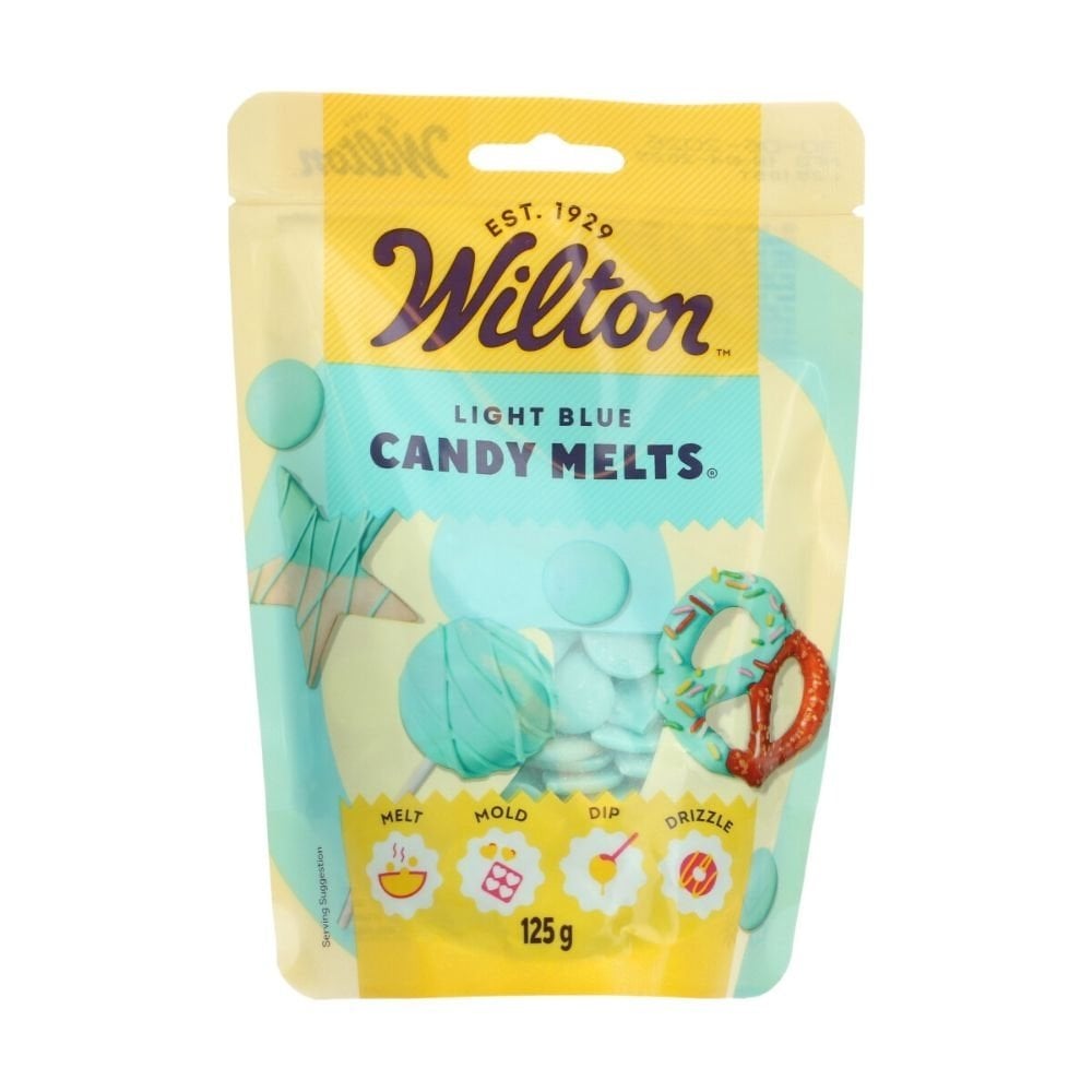 Wilton Light Blue Candy Melts 125g — Bakeworld.ie