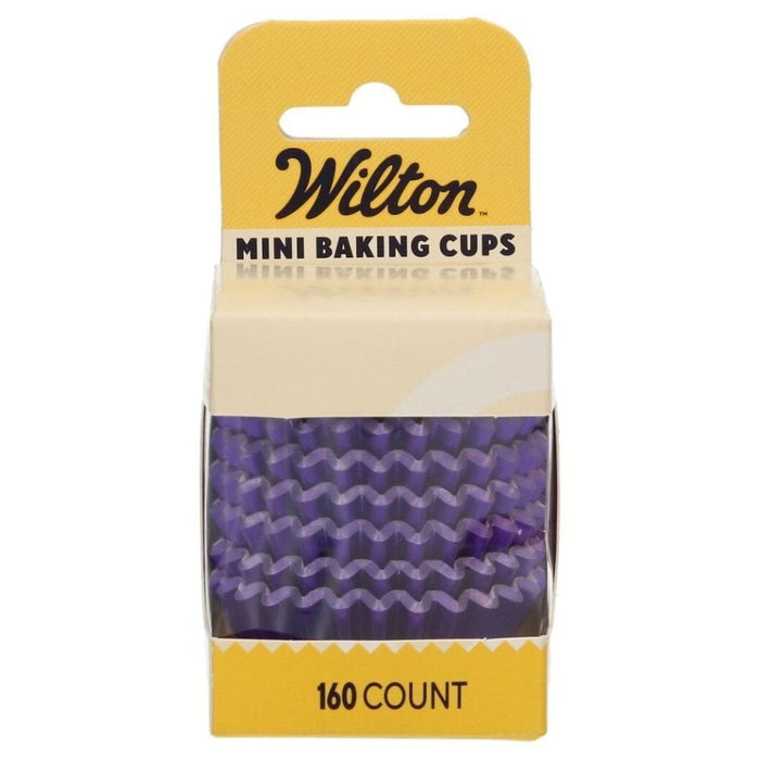 Wilton Purple Metallic Mini Baking Cases x 160