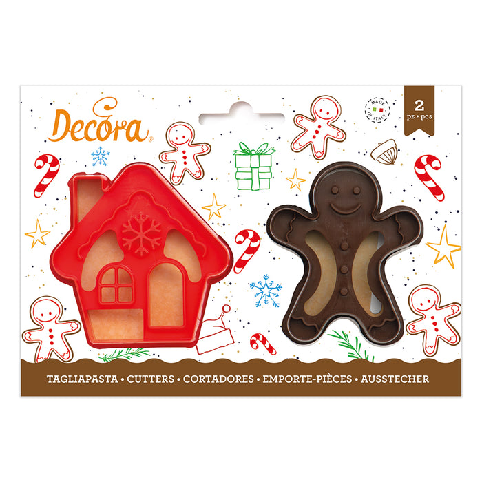 Gingerbread Man & House pastry cutter