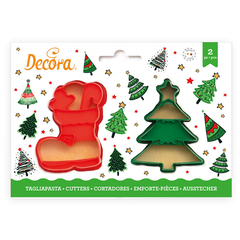 Christmas tree and boot cutter