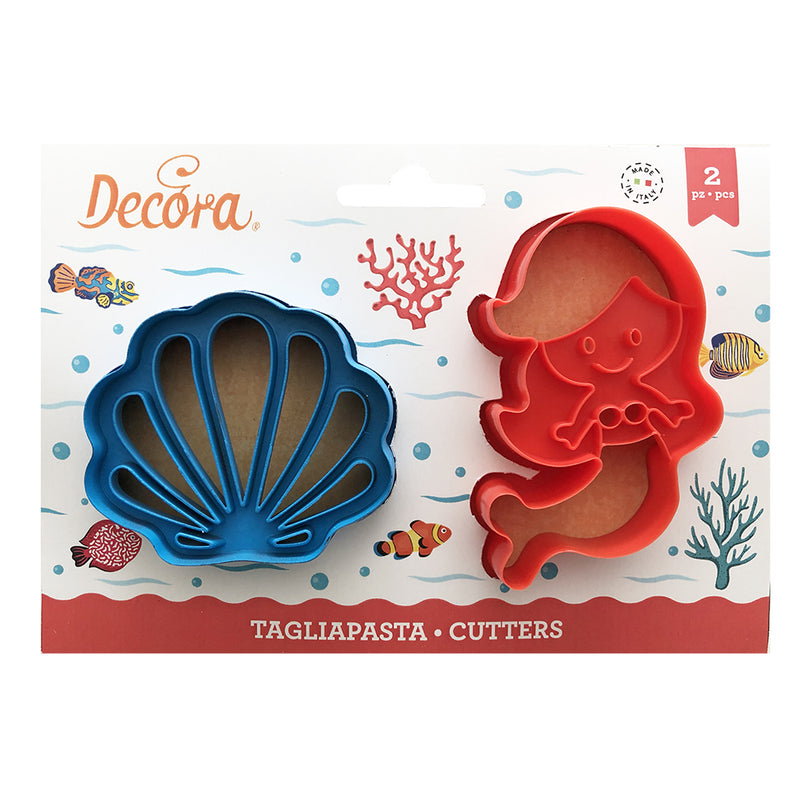 Mermaid and Shell Cutters