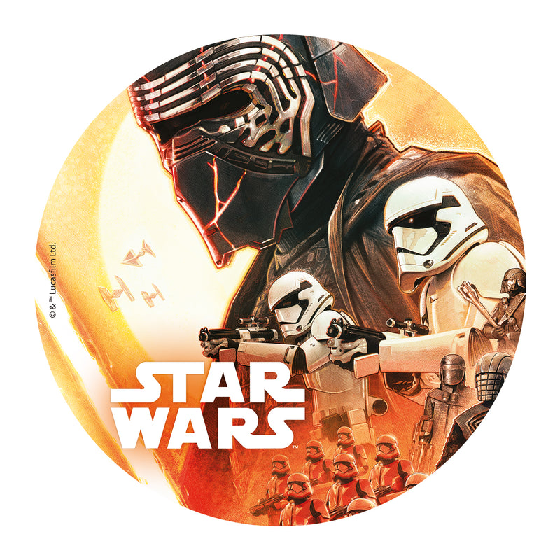Edible 8" (20cm) Kylo Star Wars Cake Disc