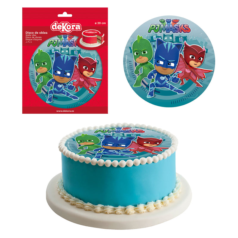 Edible 8" (20cm) PJ Masks Cake Disc