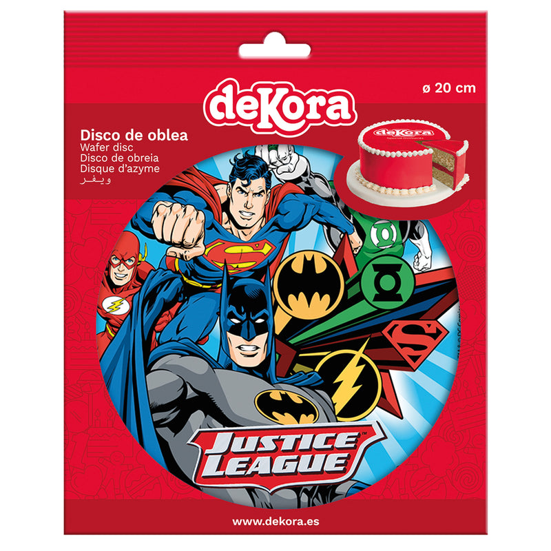 Edible 8" (20cm) Justice League Cake Disc