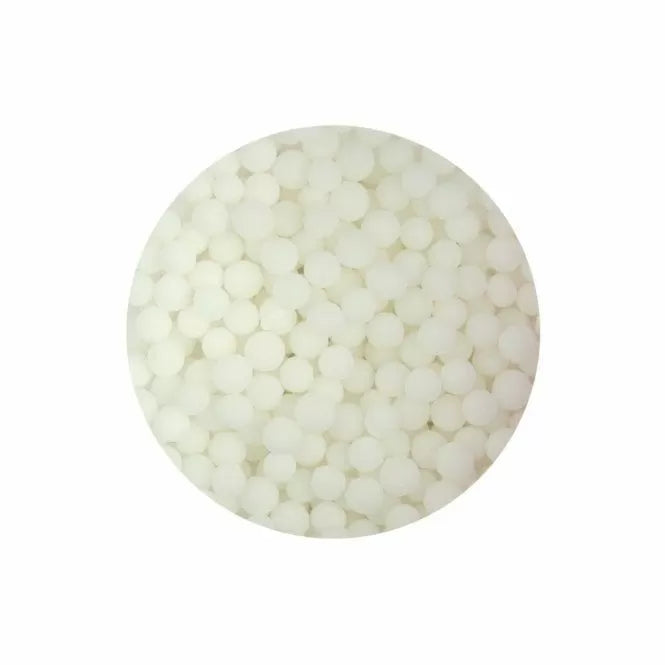 Sugar 4mm Pearls: Matt White 80g