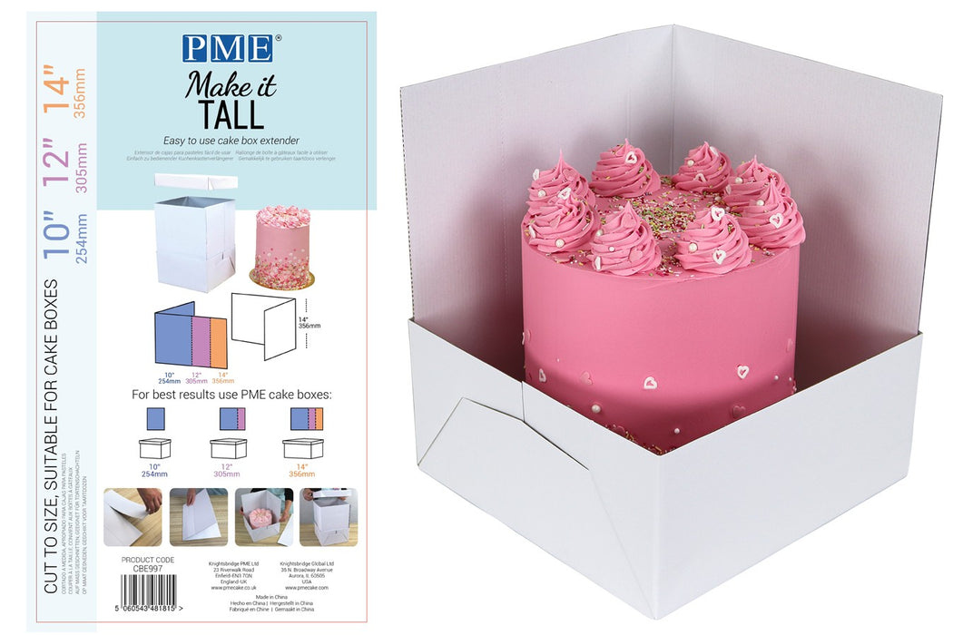 PME : Make it Tall - 3 in 1 Cake Box Extension