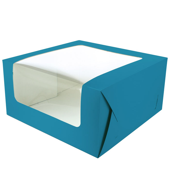Brights - Teal Cake Box - 10" X 5"