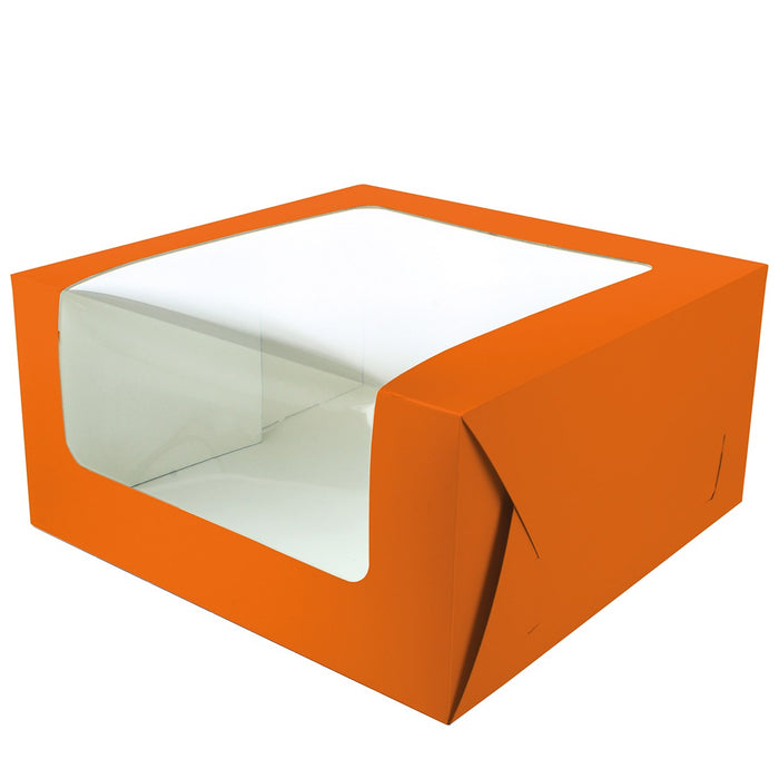 Brights - Tangerine Cake Box - 10" X 5"