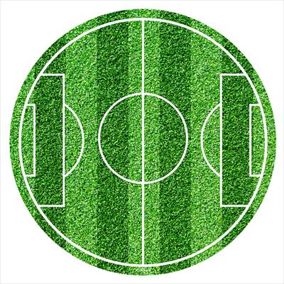 Edible 8" (20cm) Football Cake Disc