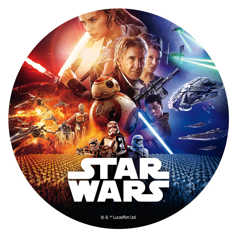 Edible 8" (20cm) Star Wars Cake Disc