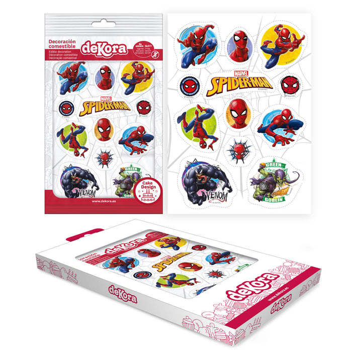 Spiderman Edible Cupcake Discs