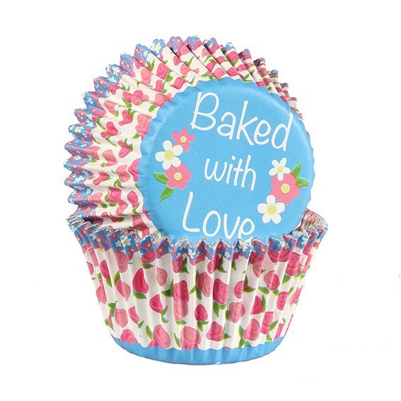 Baked With Love - Foil Lined Rose Bud 25 Pack