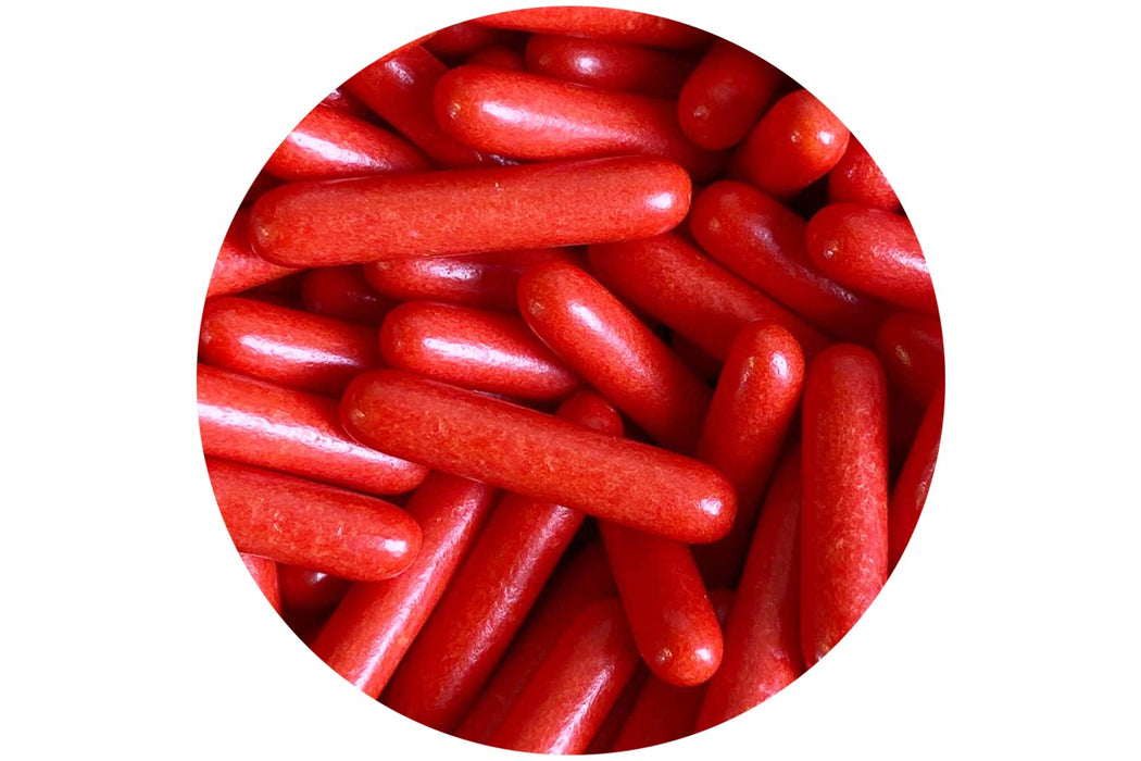 Macaroni Rods - Polished Red 40g