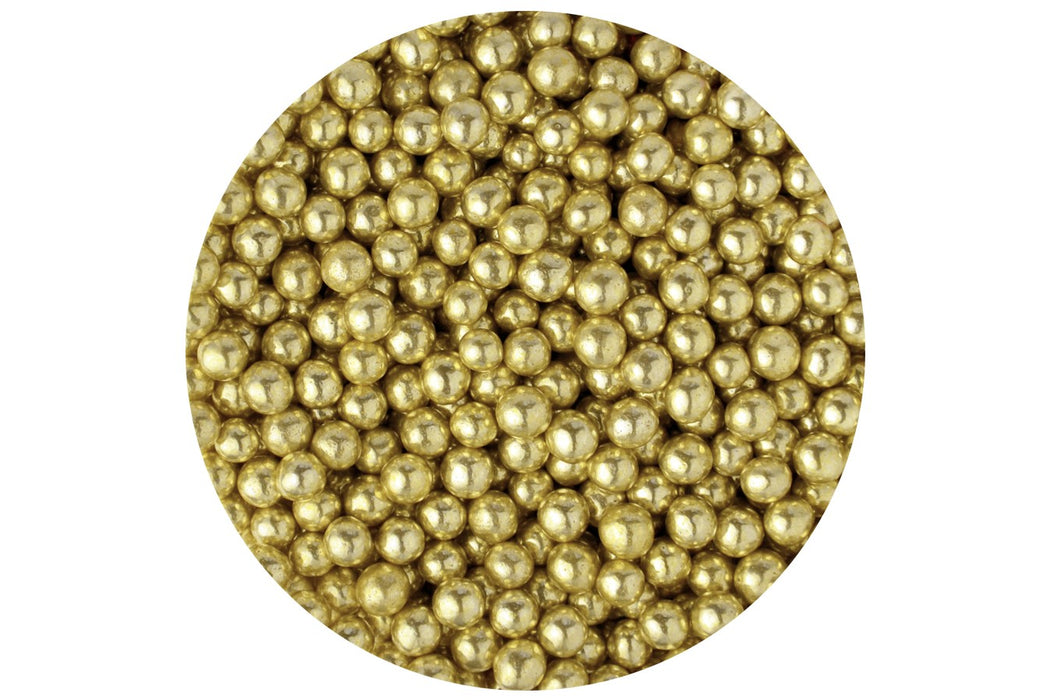 Sugar 4mm Pearls: Gold 40g